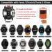 Shop 22mm Black Nylon Bracelet for Garmin Fenix 7/6 Pro/5 Velcro Strap for Epix 2/Forerunner 945/955 - Ultralight & Durable - Buy Online on GoSupps.com