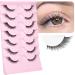ALICROWN A- Angel Wing Half Lashes - Natural Look Wispy Fake Eyelashes - Cat Fox Eye Mink 3/4 Corner Lashes - 7 Pairs - Buy Online on GoSupps.com