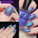 Purple Nail Polish - Glitter Mermaid Purple Nail Varnish Aurora Shimmer Effect Gel Nail Polish Holographic Quick Drying & Long Lasting Nail Art Varnish 8ml Mermaid Tears - 10 - Buy Online on GoSupps.com
