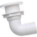 Seachoice 90-Degree Thru-Hull Connector - Fits 1-1/2 ID Hose - 1-3/8 Max Hull - Buy Online on GoSupps.com