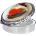 Zodiac Sign Scorpio Metal Pill Box with Mirror - Round 3 Compartments | Durable & Stylish Travel Case - Buy Online on GoSupps.com