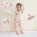 Winter Baby Sleep Sack with Feet 2.5 TOG | 100% Cotton Toddler Sleeping Bag | Sleeveless, 3-Way Zipper | Pink Flowers L | Newborn to 4 Years - Buy Online on GoSupps.com