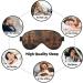 Buy Brown Cowhide Art Print Unisex Sleep Eye Mask | Soft Comfort Eye Shade for Travel Yoga & Shift Work - Buy Online on GoSupps.com