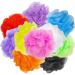 10 Pack Mesh Bath Sponges Soft Bath Shower Loofah Sponge Colorful Exfoliating Scrubber for Kids Women Men Body Wash Random Color