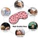 Strawberry Pattern Sleep Mask for Women | Adjustable Eye Shade with Elastic Strap - Perfect for Travel & Sleep - Buy Online on GoSupps.com