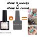 Biteatey Clear Blooming Gel Nail Polish 8ml - DIY Watercolor Marble Nail Art in Pink & Blue Pastel | Magic Manicure Gel Lacquer for Beginners & Nail Studios - Buy Online on GoSupps.com