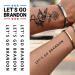 12 Let's Go Brandon Temporary Fake Tattoos Stickers - Black Body Art for Men & Women - Buy Online on GoSupps.com