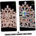 CRILSTYLEO Crown Headband Crown Bridal Hair Accessories Bride Crowns for Wedding Crowns for Women Birthday Crown Princess Crown Wedding Accessories for Brides Bachelorette Crown Rhinestone 17.00X17.00X9.00CM Golden - Buy Online on GoSupps.com