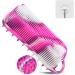 YEALIFE Camo Purple Silicone Body Scrubber: 2-in-1 Body & Hair Brush for Shower, Easy Clean, Stimulates Blood Circulation - Women & Men - Buy Online on GoSupps.com