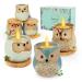 Scented Candles Birthday Gifts for Women Owl Gifts for Women 6 Pack Novelty Owl Aromatherapy Candle Bulk Gift for Birthday Mother's Thanksgiving Mixed Scent-Owl