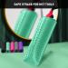 ZAXOP Silicone Heat Resistant Mat | Flat Iron Holder & Storage Pouch for Hot Hair Tools | Mint Green Star Point - Buy Online on GoSupps.com