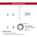 10ft 3m Dog Tie Out Cable with 16" 40cm Heavy Duty Steel Spiral Ground Spike Stake Dog Chains for outside Dog Tether Outdoor Dog Camping Tie Out Dog Lead Hook Leash for Dogs (Spiral 3m (10ft)) Spiral 3m (10ft) - Buy Online on GoSupps.com