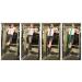 Buy Resistance Bands Set - 4 Exercise Loop Bands for Fitness Therapy & Strength Training | Improve Mobility & Strength - Red Black Purple & Green - Buy Online on GoSupps.com