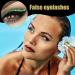 Xijobido Fake Eyelashes4 Pairs Reusable Eyeliner Eyelash Strips Reusable Make Up Glue for Daily Use Party Travel Vegetable - Buy Online on GoSupps.com