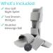 Vive Plantar Fasciitis Night Splint for Foot Pain Relief - Grey XL - Buy Online on GoSupps.com