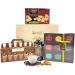 Coffee Gift Set Hamper - Flavoured Ground Coffee Medium-Dark Roasted Flavoured Coffee Syrup Shortbread & French Press Coffee Maker - Christmas Hamper Gift for Coffee Lover - Gifts for Him and Her Variety Ground Coffee Hamper - Buy Online on GoSupps.com