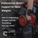 LERIYUFS Men's 18 Professional Mixed Color Lifting Wrist Wraps with Thumb Loops - Camo Grey - Buy Online on GoSupps.com