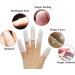 Buy 12 Silicone Gel Finger Protectors - Fingertip Cots for Cracked Skin & Nail Protection - International Shipping Available - Buy Online on GoSupps.com