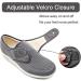 TEPtdirio Women's Wide Width Memory Foam Walking Shoes - Beige, Size 43 | Ideal for Diabetic Bunion Arthritis Plantar Fasciitis - Buy Online on GoSupps.com