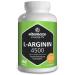 L-Arginine High Strength 4500 mg - 360 Capsules - Sport Performance Booster - Natural Supplement of Pure L Arginine Without Additives German Quality- Vitamaze