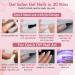 300 PCS White Gel Nail Tips - Medium Almond & Stiletto Pre-Colored Press-On Nails Kit DIY Nail Art in 15 Sizes - Sturdy Gel Tips for Perfect Nails - Buy Online on GoSupps.com