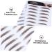 POPETPOP 15 Pcs Eyebrow Stickers Waterproof Stickers Eyebrow Makeup False Eyebrows Cosmetics Sheet 6d Hair - Buy Online on GoSupps.com