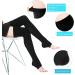 20-30 mmhg Thigh High Compression Stockings for Women Men - Open Toe Support Hose for Varicose Veins & Swelling - Black XXL (1 Pair) - Buy Online on GoSupps.com