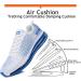 TORISKY Sports Sneakers for Men & Women - Lightweight Air Cushion Running Shoes - Comfortable Gym Fitness Footwear - EU Size 39 - White & Blue - Buy Online on GoSupps.com
