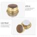 MAGICLULU Cream Bottle Refillable Face Cream Container Hair Elastics with Flowers Plastic Container with Lid Containers for Beads Plastic Vials Hand Soap Bottle Travel Pp Sample Holder Glass 6X5.5X5.5CM Golden - Buy Online on GoSupps.com