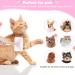 Self-Cleaning Cat Brush for Short-Haired Cats | Pet Grooming Brush with Grip - Ideal for Long & Short Hair (Pink) - Buy Online on GoSupps.com