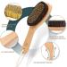 Natural Dry Brushing Body Brush Set - Negative Ion Exfoliating Brush - Ergonomic Grip Design - Exfoliate and Energize with Ion Dry Brush - Buy Online on GoSupps.com