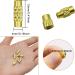 120pcs Gold Brass Screw Twist Clasps | Cord End Caps Barrel Screw Clasps for DIY Jewelry Making - Buy Online on GoSupps.com