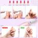 100Pcs 180Grit Nail Sanding Bands for Nail Drill - Fine White Professional Sanding Bands for Manicure & Pedicure | 3/32 Nail Sanding Bit & Sand Band Set - Buy Online on GoSupps.com