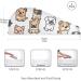 Little Cute Dogs Hair Towel 2 Pack - Super Absorbent Quick Dry Hair Turbans for Women & Girls - Stylish Button Wraps - Buy Online on GoSupps.com