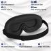 UAMAL 100% Blackout Sleep Mask for Men & Women - 3D Zero Pressure Sleeping Mask with Adjustable Strap - Premium BLACK Eye Mask for Sleeping - Travel Essentials - Buy Online on GoSupps.com