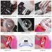 Buy Cacacook Nail Stamp Transparent Silicone Nail Art Stamper with Lid & Scraper for DIY Nail Decor Pink International Shipping Available! - Buy Online on GoSupps.com