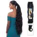 Shake-N-Go Synthetic Organique Pony Pro Ponytail - BODY WAVE 32 (1B) 32 Inch (Pack of 1) 1B