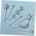 DOITOOL 5 Sets Fringe Bobby Pin Hair Jewels for Women Star Hair Clips Womens Barrettes for Hair Girls Hair Accessories Girls Hair Clips Hair Accessory for Women Alloy Issue Card Wild - Buy Online on GoSupps.com