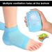 Height Increase Wedge Insole Socks | Invisible Silicone Heel Pad for Plantar Fasciitis Relief | Black 3.5CM/1.4 Inch - Buy Online on GoSupps.com