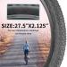 Mountain Bike Tire Replacement | 27.5 x 2.125 Inch Folding Bead | MTB Bike Tire 24/26/27.5 x 1.95 Options Available - Buy Online on GoSupps.com