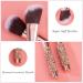 Professional Diamond Make-Up Brush Set - 10 Piece Cosmetic Brush Set with PU Leather Roll-Up Bag - International Shipping Available - Buy Online on GoSupps.com