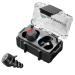 OPSMEN Electronic Ear Earbuds Wireless Shooting Protection NRR 26dB Earplug In-Ear Hearing Noise Reduction Cancellation Protector Gun Sound Earmor Rechargeable Case For Hunting Black M20