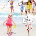IEEILULU Children's Bathing Shoes - Pink Pony Velcro Water Shoes for Beach & Pool (EU 25/26) - Buy Online on GoSupps.com
