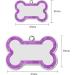 Personalised Dog Tags for Pets Engraved UK Dog Tag Glitter ID Tags for Dogs with Any Name & Text Custom Bone Stainless Steel Dog Name Tag for Pets Puppy Dog Cat Furry Friend(Pink S Bone) - Buy Online on GoSupps.com