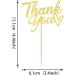 SYKYCTCY 24 Pack Thank You Cupcake Toppers Glitter Thank You Cupcake Picks Thanksgiving Day Cupcake Decorations Wedding Anniversary Birthday Party Supplies Gold - Buy Online on GoSupps.com
