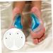 NOLITOY Women's Silicone Heel Pads - 5 Pairs of Invisible Foot Protectors Double Inserts for Comfort & Support - Assorted Colors 10.9X5.7X1CM - Buy Online on GoSupps.com