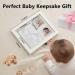 PewinGo Baby Handprint & Footprint Clay Kit | Baby Photo Frame for Newborn Boys & Girls | Baby Shower Gift | Nursery Room Decor | White - Buy Online on GoSupps.com