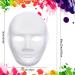 Aoriher 50 Pcs Paper Mache Full Face Masks for DIY Crafts - White Blank Masks for Men, Ideal for Mardi Gras, Masquerade, Art and Cosplay - Buy Online on GoSupps.com