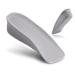 Elfzone Height Increase Insoles - 1.5Inch - Foot Arch Contour Shoes Lifts for Men Orthopedic Heel Lift Cushion Gel Leg Discrepancy Balancer Men's Size 10-12 Grey (2 Packs) Male 1.5 Inch