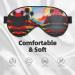 SSIMOO Landscape Painting Soft Sleep Eye Mask | Breathable Eye Patch for Women | Perfect Travel Relaxation Accessory - Black - Buy Online on GoSupps.com